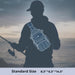 Blowbak Fishing Sling Bag, Fishing Backpack with Rod Holder
