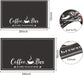 Fashion Coffee Mat, Dish Drying Mat 12" x 20" Black