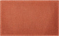 Burnt Orange Bathroom Rug, Fall Waffle Bath Mat Non Slip, 18" x 30"