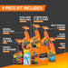 Ultimate Premier Car Care Kit, 8 Pieces, Includes Tire and Wheel Cleaners, Exterior and Interior Car Cleaning Supplies