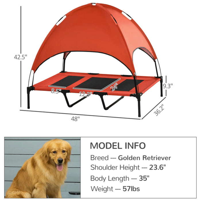 Elevated Cooling Dog Cot Bed