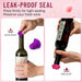 2‑Pack Silicone Wine Stoppers, Rose Shaped Bottle Stoppers