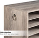Literature Organizers, 12 Compartments Office Mailbox with Adjustable Shelves, Wood Countertop Literature Sorter for Off