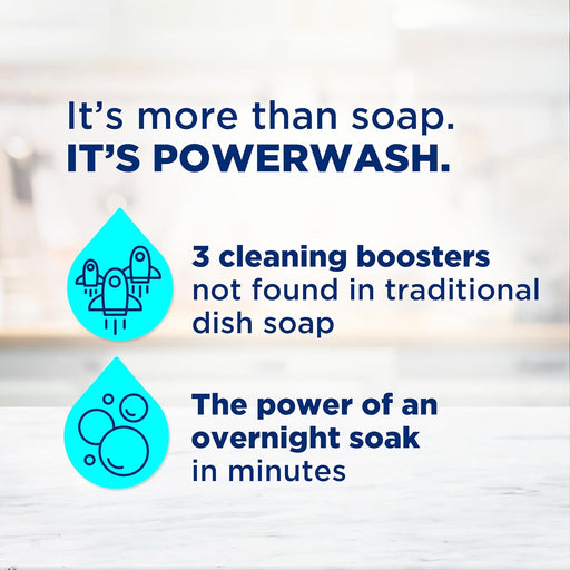 Powerwash Spray, Dish Soap, Dishwashing Liquid, Fresh, 1 Starter Kit + 3 Refills, 4x16 Fl Oz