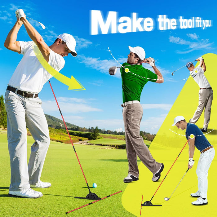 180° Adjustable Golf Alignment Sticks Holder