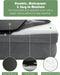 Orthopedic Dog Bed with Sides - Dog Sofa Beds for Medium Dogs, Supportive Foam Pet Couch Bed with Washable Removable Cover, Waterproof Lining and Non-Slip Bottom, Grey - M