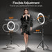 10" Ring Light with 55" Extendable Tripod Stands and Phone Holder