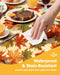 Fall Maple Plastic Table Cloth Disposable, 2 Pack, 54 x 108 in