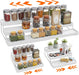 Expandable Spice Rack Organizer for Cabinet - 3 Tier Adjustable Cabinet Spice Organizer Easy Visibility - Spice Organize
