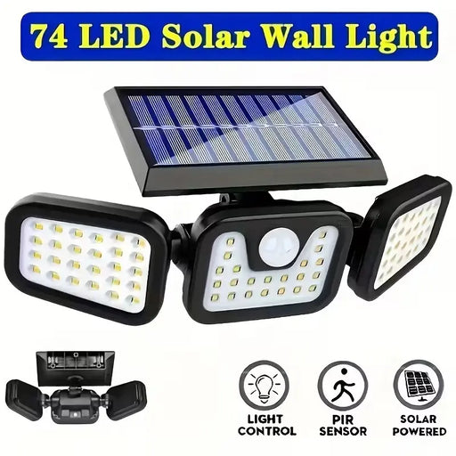 3000LM Solar Motion Sensor Wall Light