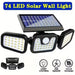 3000LM Solar Motion Sensor Wall Light