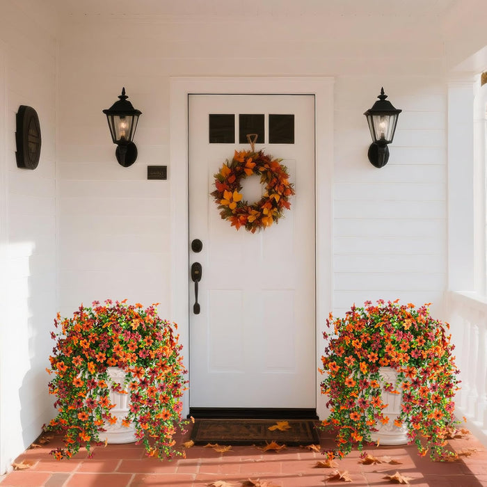 Artificial Fall Fake Flowers for Outdoor Fall Decoration