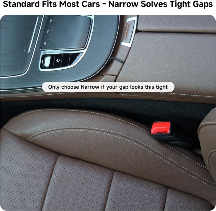 Car Seat Gap Filler Organizer 2Pack Soft Foam 3IN1 Multifunctional