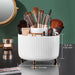 Makeup Brush Holder Organizer,360° Rotating Makeup Brush Organizer,5 Slot Make up Brushes Cup for Cosmetics, Nail Polish