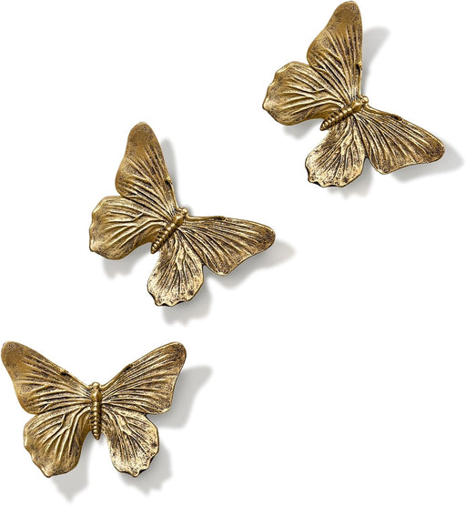 3D Butterfly Wall Decor Set – Resin Wall Decor for Living Room, Bedroom, Bathroom, Dining Room, Outdoor and Gallery Wall