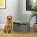 Elevated Dog Bowl Station with Storage