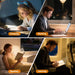 2 Pack Rechargeable Book Light Clip-On Reading Light for Books in Bed