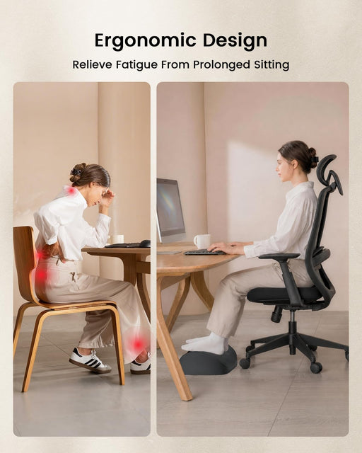 Ergonomic Office Foot Rest Under Desk with Massage Dots
