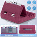 Tablet Pillow Holder, Foldable iPad Stand for Lap, Bed and Desk -Tablet Soft Pad Dock with Pocket & Stylus Mount Compati