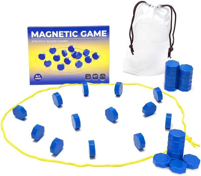 Magnet Chess Game Magnet Game with String for Easter Basket Stuffers Family Games Night, Great Fun Puzzle Strategy Games for Family & Party, Camping Tops, Game Collections
