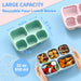 Bento Box Adult Lunch Box - 4 Pack, 5 - Compartment Meal Prep Container for Kids, Reusable Food Storage Snack Containers