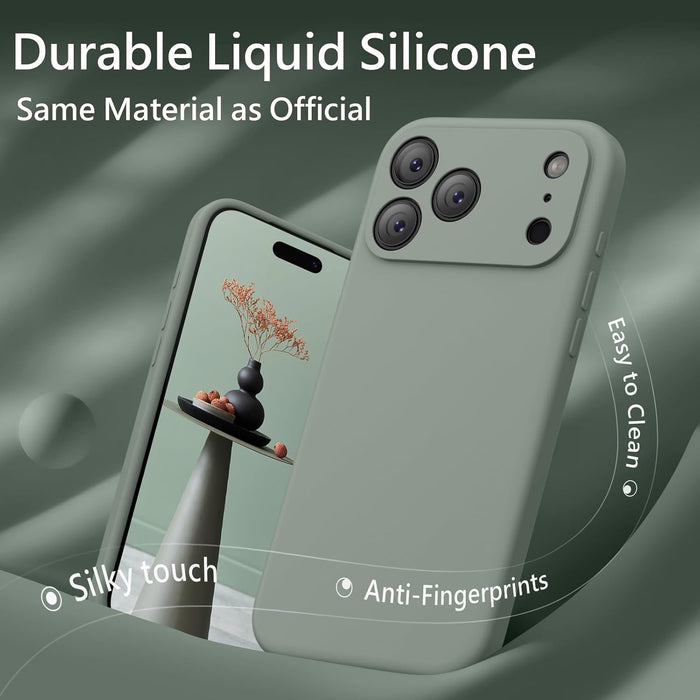 Magnetic for iPhone 17 Pro Case, 6.3", Calke Green