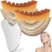 2PCS Lymphatic Contour Face Brush & Stainless Steel Gua Sha Tool Set, for Face and Neck Massage gua sha, Jawline Puffine