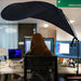 65" office cubicle desk shade,designed for light sensitive workers,idea for office cubicles and orginal desk canopy,block overhead light Black(Patent pending)