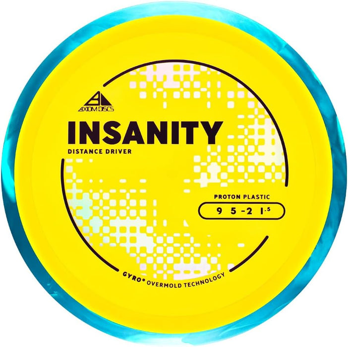 Proton Insanity Disc Golf Distance Driver (165-170g / Colors May Vary)