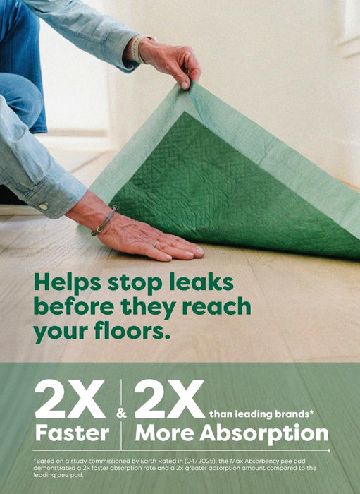 XL Dog & Puppy Pee Pads, Discreet Top, Max Absorbency, 40CT