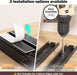 Pull Out Spice Rack Organizer for Cabinet, 3 Packs Slide Out Spice Racks Organizer, Spice Cabinet Organizers, Cabinet Si