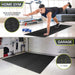 Exercise Puzzle Mat ½-inch, EVA Interlocking Foam Floor Tiles for Home Gym, Workout Equipment, Kids Play Areas, Black, 48 SQ FT - 12 Tiles