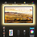 Bluetooth RGBWW LED Lights for 50-55 Inch TV With App Control, RGB+Tunable White 3000K-6500K Backlight With RF Remote, M