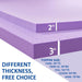 2 Inch Gel Memory Foam Mattress Topper, Twin Size