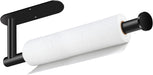 Black Paper Towel Holder, Self Adhesive Paper Towel Holder Under Cabinet