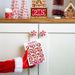 12pk Red Peppermint Decorative Knob Covers for Christmas Holiday