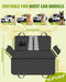 Dog Car Seat Cover, 600D Heavy Dute Car Seat Cover for Dogs Pets, 100% Waterproof Anti-Scratch Nonslip Dog Hammock for Cars, Seat Covers Protector with SeatBelt for Sedan SUV Truck Standard Black