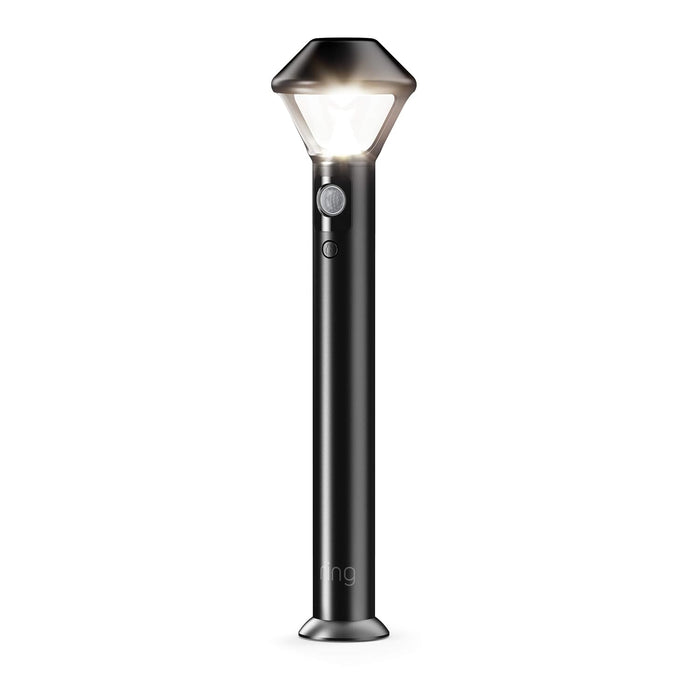 Pathlight Battery — Motion-activated pathlight, bright LEDs, works with Amazon Sidewalk, Black