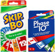 Phase 10 Card Game with Skip-Bo Card Game