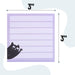 - Black Cat Sticky Notes Set, 3" x 3", 6 Pads, 480 Sheets | Black Cat Sticky Notes, Memo Pads, Self-Stick Note Pad for Office, School, Home, Study & Organization