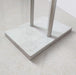 40 Inch Standing Towel Rack Double-T Shape Tall Bath Towel Sheet Holder with Marble Design Base for Bathroom Floor Next 