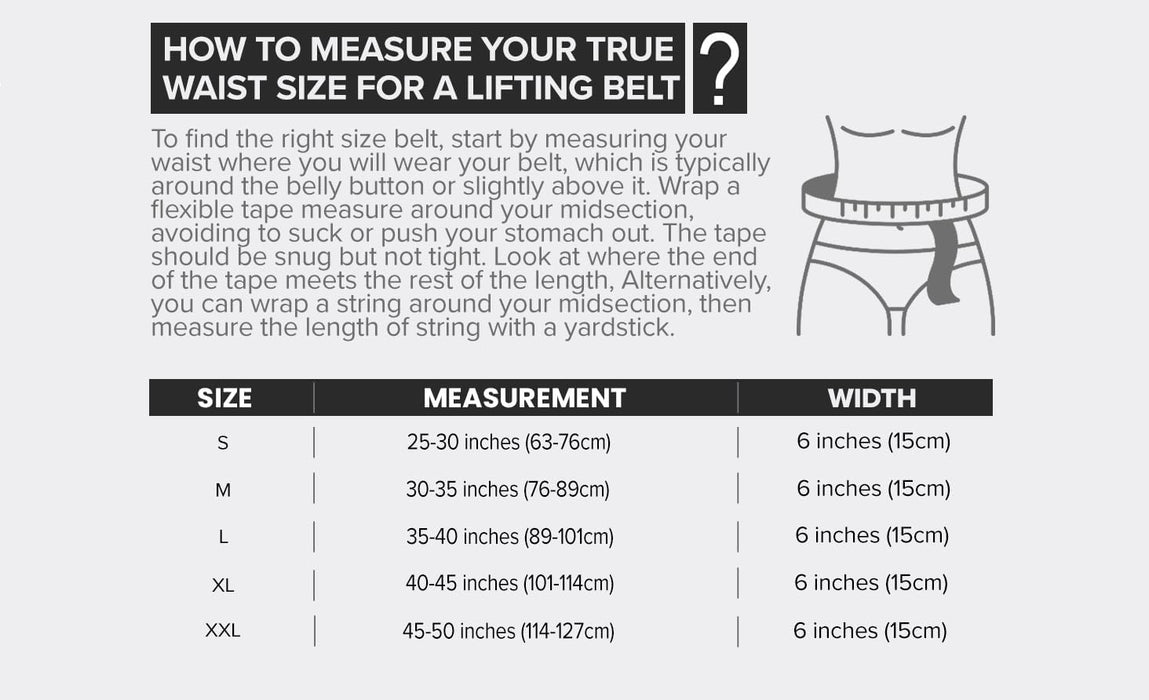 Weightlifting Belt For Men and Women - 6 Inch Auto-Lock Weight Lifting Back Support, Workout Back Support for Lifting, Fitness, Cross Training and Powerlifitng