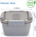 Salad Lunch Container To Go, BPA-Free 52-oz Salad Bowls to go for lunch