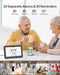 Clock with Day and Date for Elderly,7" Large Display Digital Calendar Clock