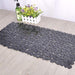 Pebble Bathtub Mat Non Slip 35" X 16" with Suction Cups,Black