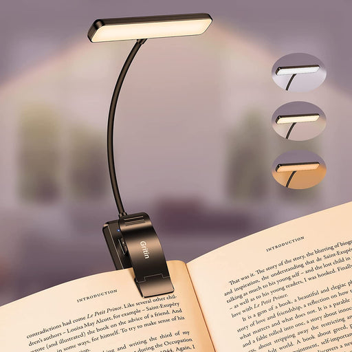 19 LED Rechargeable Book Light for Reading in Bed