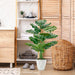 28" Tall Fake Plants, Monstera Plant in White Pot for Office Decor