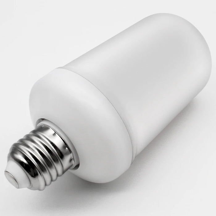 LED Dynamic Flame Effect Light Bulb 12W Multiple Mode Creative Corn Lamp Decorative Lights for Bar Hotel Restaurant Party E27