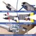 Multi-Function Screw Extractor Pliers, Non-Slip Screw Removal Tool, Extracts Stripped, Broken, Rusted Screws, Screw Plie