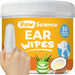 Dog & Cat Ear Cleaner Wipes – Pet Finger Wipes for Cats & Dogs – Cleaning, Soothing, & Deodorizing Itchy Ears – Ear Reli
